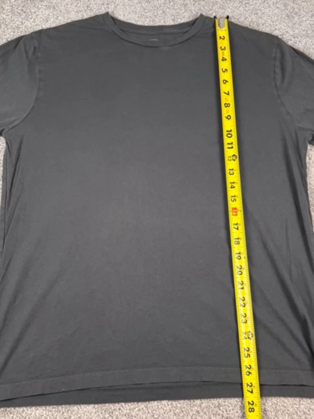 J. Crew Broken In Crew Neck Long Sleeve Light Weight Gray T-Shirt Men's Large